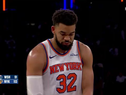 NBA常规赛：奇才vs尼克斯第4节英文原声回放