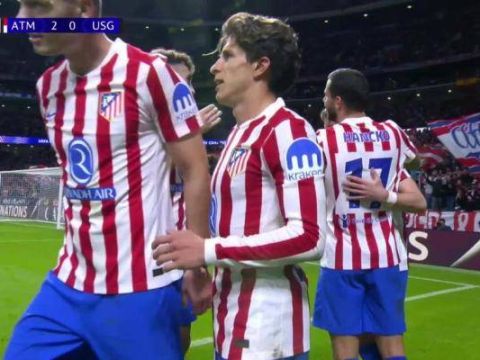 [进球视频]马竞扩大比分！瑟尔洛特打门被挡后加拉格尔劲射入网