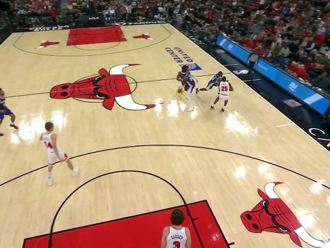 马克西vs公牛集锦 全面表现空砍39+5+5遭遇逆转