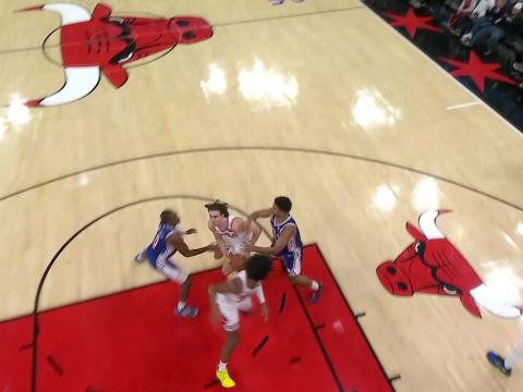 吉迪vs76人集锦 砍下大号三双29+15+12串联全队