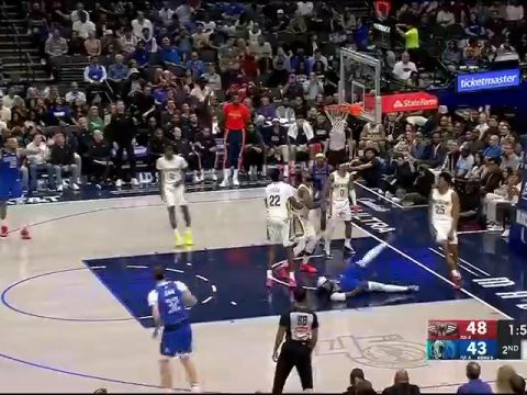 鹈鹕vs独行侠第2节中文解说回放