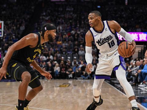 勇士vs国王精华回放 威少狂轰三双助队力克勇士捍卫主场