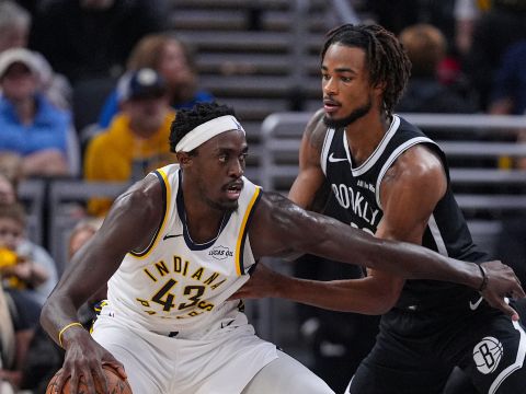 篮网112-103步行者 小波特32分大两双篮网客场拿下赛季首胜