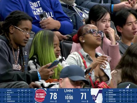 NBA常规赛：爵士vs活塞英文原声全场回放