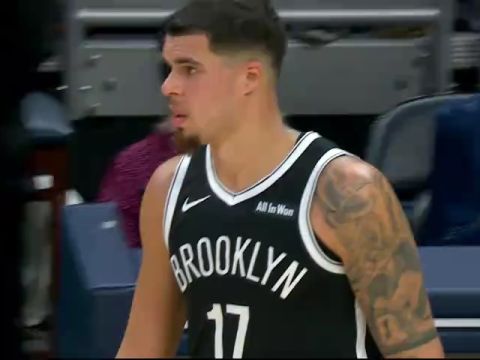 NBA常规赛：篮网vs步行者第4节中文解说回放