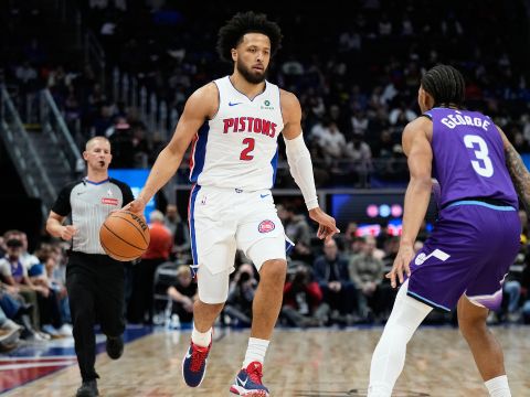 爵士vs活塞精华回放 坎宁安31+10助活塞击败爵士守护主场