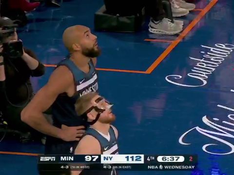 NBA常规赛：森林狼vs尼克斯第4节中文解说回放