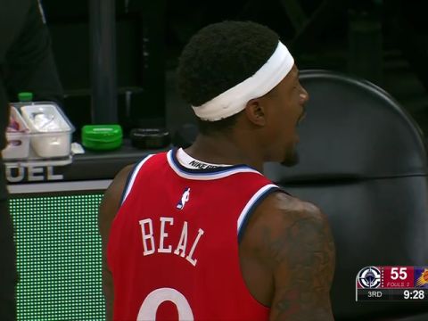 NBA常规赛：快船vs太阳第3节英文原声回放