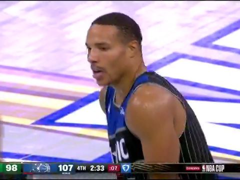 NBA杯小组赛：凯尔特人vs魔术第4节英文原声回放