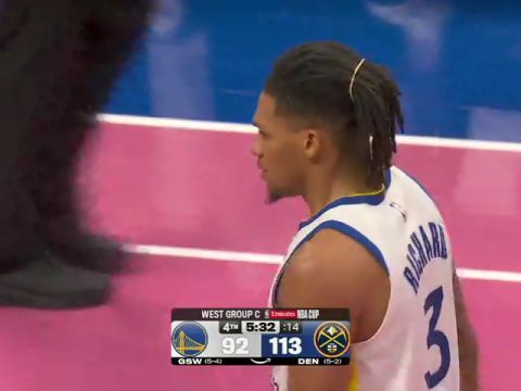 勇士vs掘金英文原声全场回放