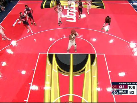 骑士vs奇才第3节中文解说回放