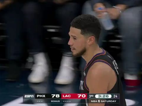 NBA常规赛：太阳vs快船第3节中文解说回放