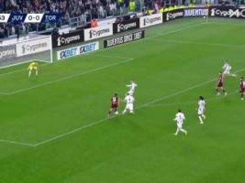 [神勇扑出] 尤文逃过一劫！亚当斯杀入禁区劲射！迪格雷戈里奥神扑！