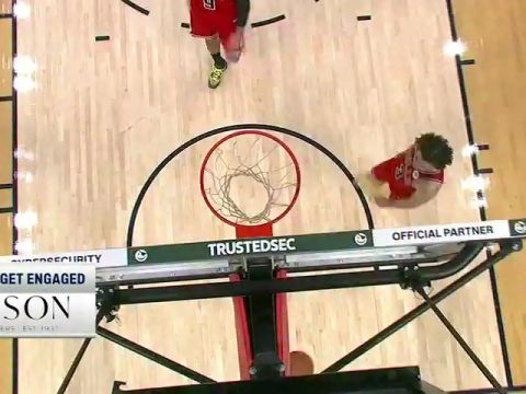 NBA常规赛：公牛vs骑士第2节中文解说回放