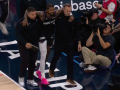 突发！太阳新援杰伦-格林复出第2场疑右腿筋拉伤 被搀扶离场