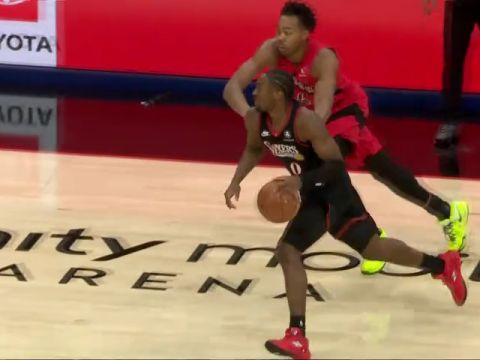 NBA常规赛：猛龙vs76人英文原声全场回放