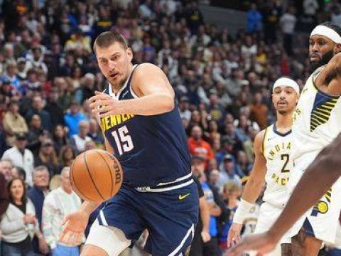 [腾讯全场集锦]🏀掘金大胜步行者迎4连胜 约基奇32+14+14+8失误 内史密斯25分