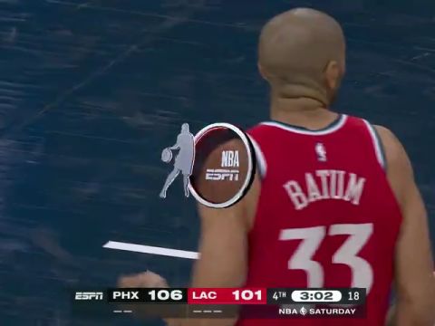 NBA常规赛：太阳vs快船第4节中文解说回放