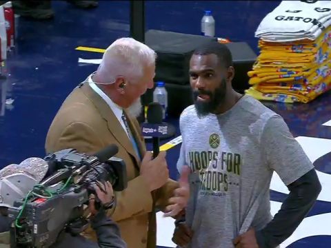 NBA常规赛：步行者vs掘金第4节中文解说回放