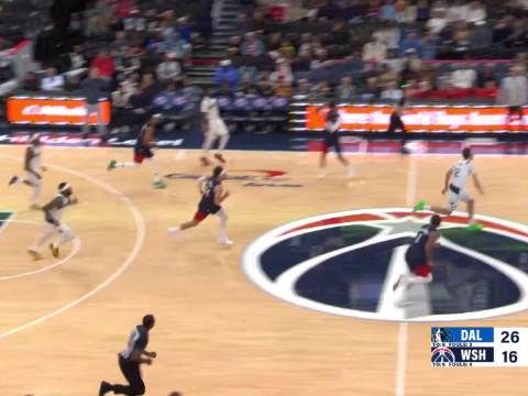 [微博全场集锦]🏀独行侠力克奇才止4连败 弗拉格12+6+6 马绍尔30+8 白魔19分