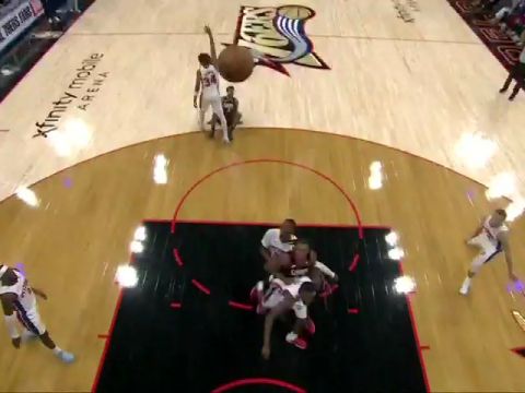 活塞vs76人第2节中文解说回放