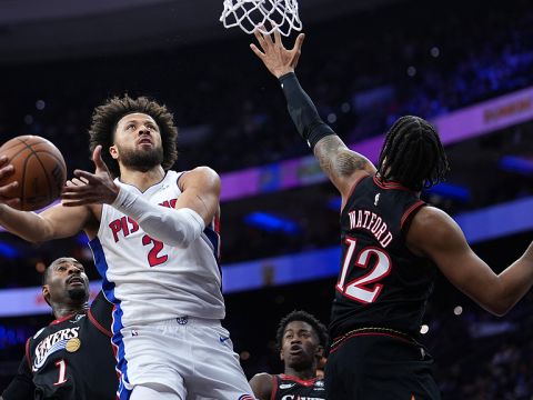 坎宁安vs76人集锦 攻传兼备砍下26+4+11关键中投锁定胜局