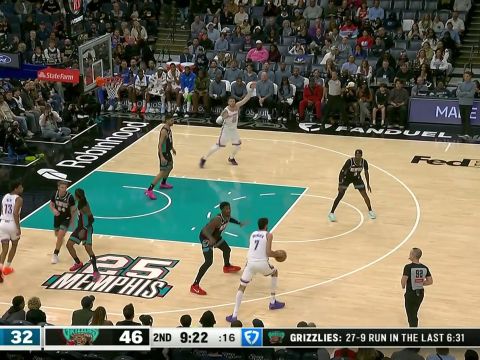 霍姆格伦vs灰熊集锦 拿到21分7篮板攻防两端拼尽全力