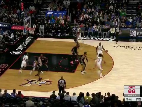 活塞vs76人英文原声全场回放