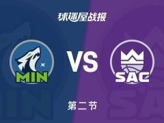 NBA常规赛：半场战罢，森林狼以71-54领先国王，爱德华兹16+3+3