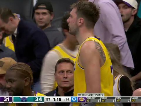 NBA常规赛：湖人vs黄蜂第1节中文解说回放