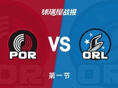 NBA常规赛：首节结束，魔术以26-24领先开拓者，贝恩7+1