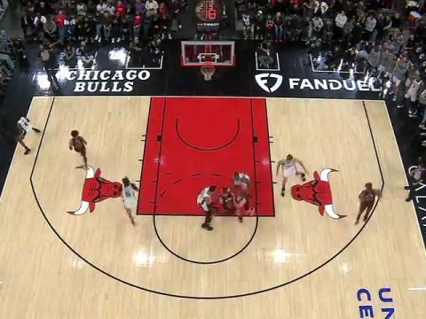 NBA常规赛：马刺vs公牛第4节中文解说回放