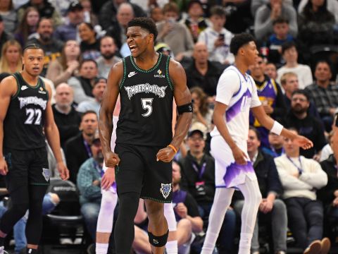 森林狼vs爵士精华回放 爱德华兹35+6+6率队客场轻取爵士