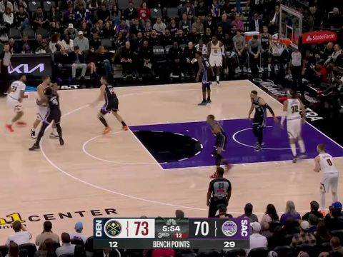 掘金vs国王第3节中文解说回放