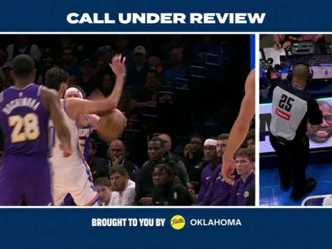 NBA常规赛：湖人vs雷霆第3节中文解说回放