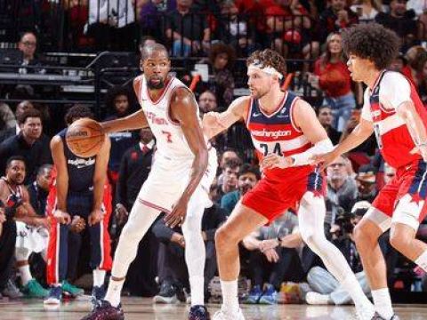 [腾讯全场集锦] 🏀火箭三人20+轻取奇才！KD23+5 谢泼德11中8砍21分 萨尔25+11