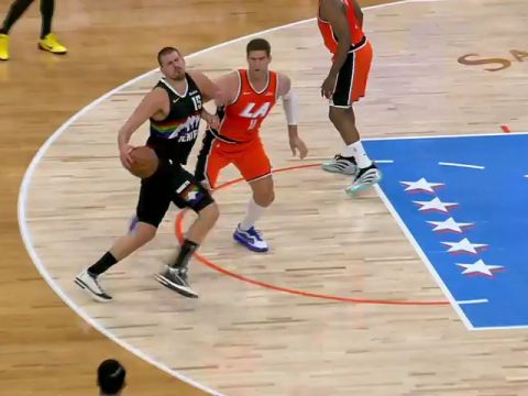 NBA常规赛：掘金vs快船第1节中文解说回放