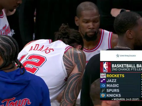 奇才vs火箭第1节英文原声回放