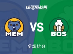 NBA常规赛：凯尔特人以131-95战胜灰熊，普里查德24+6+9