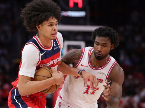 伊森vs奇才集锦 替补奇兵砍下20+6无解三分精准狙击