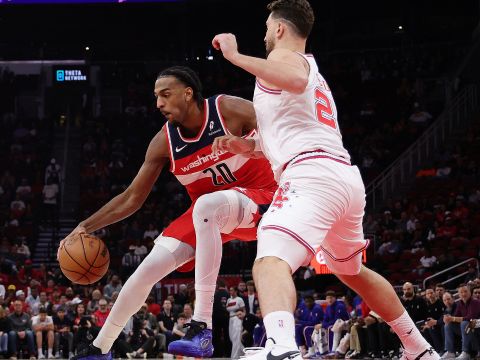 萨尔vs火箭集锦 全场15中10拿到25+11+4高效输出难救主