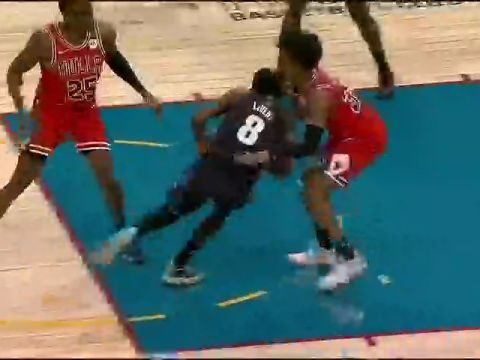 NBA常规赛：公牛vs活塞第2节中文解说回放