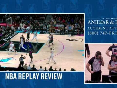 NBA常规赛：骑士vs热火第3节英文原声回放