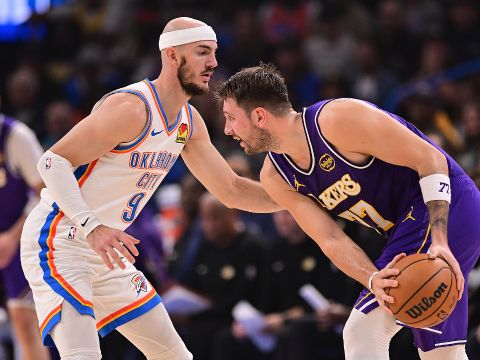 湖人vs雷霆精华回放 亚历山大30+9雷霆背靠背大胜湖人