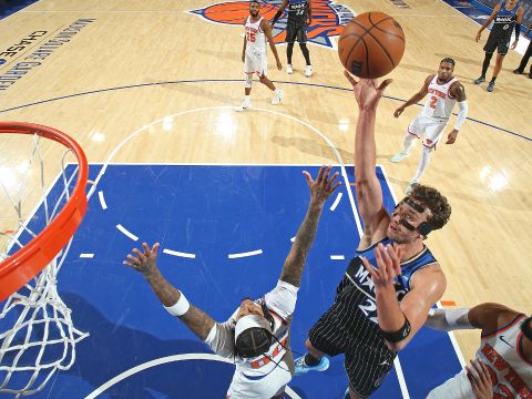 魔术vs尼克斯精华回放 小瓦格纳贝恩合砍50分力压布伦森31分魔术客场取胜