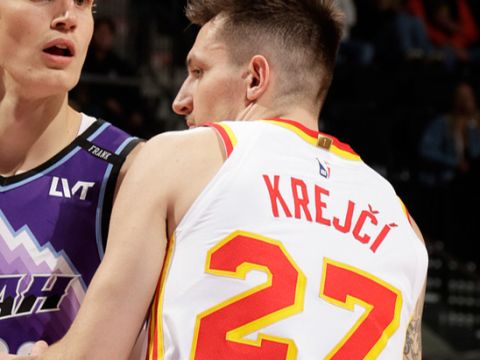 克雷伊奇vs爵士集锦 替补登场拿下20分三分8中6为球队提供进攻火力