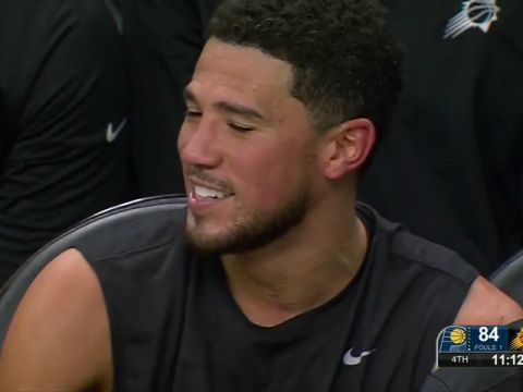 NBA常规赛：步行者vs太阳第4节英文原声回放