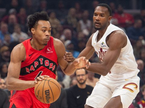 猛龙126-113骑士 巴恩斯高效准三双米切尔空砍31分猛龙客场双杀骑士