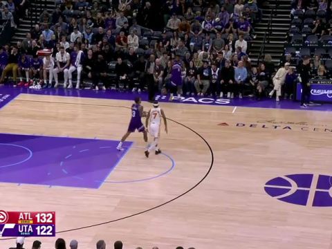 老鹰vs爵士第4节英文原声回放