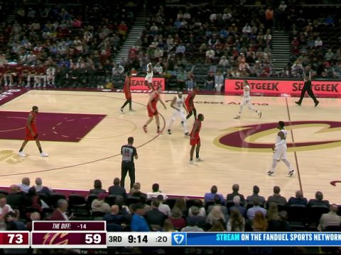 米切尔vs猛龙集锦 空砍31+6+6双拳难敌四手